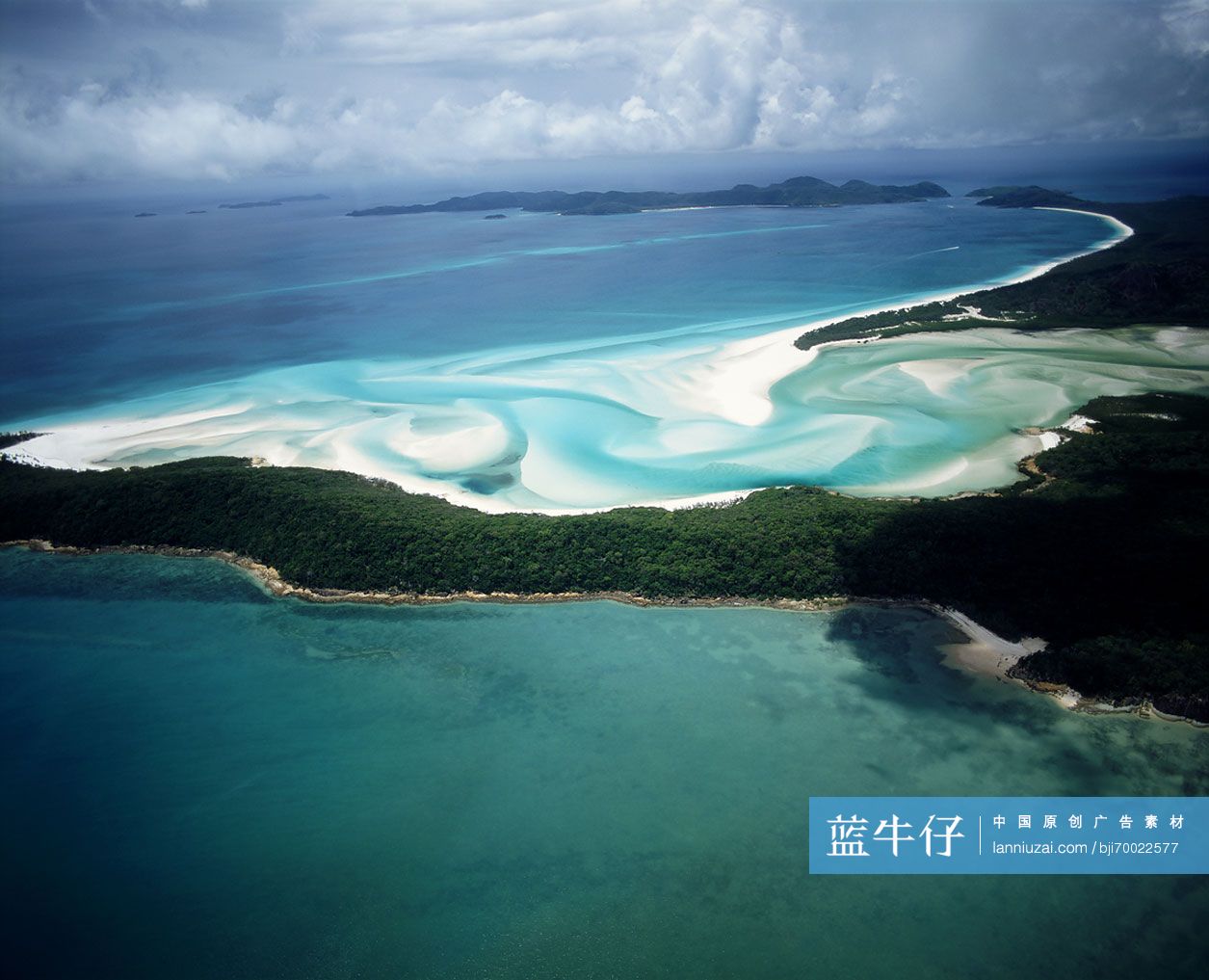 australia, queensland, whitsunday island, aerial