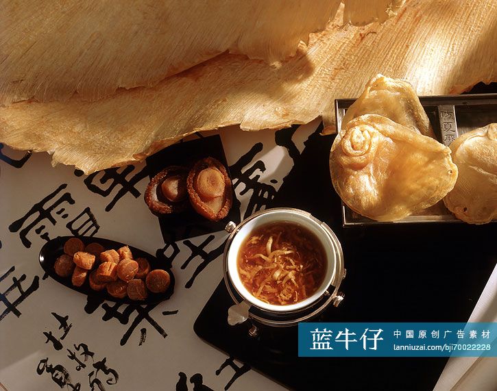 shark fin soup, shark fins and abalone