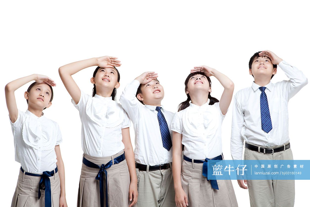 快乐小学生手遮阳