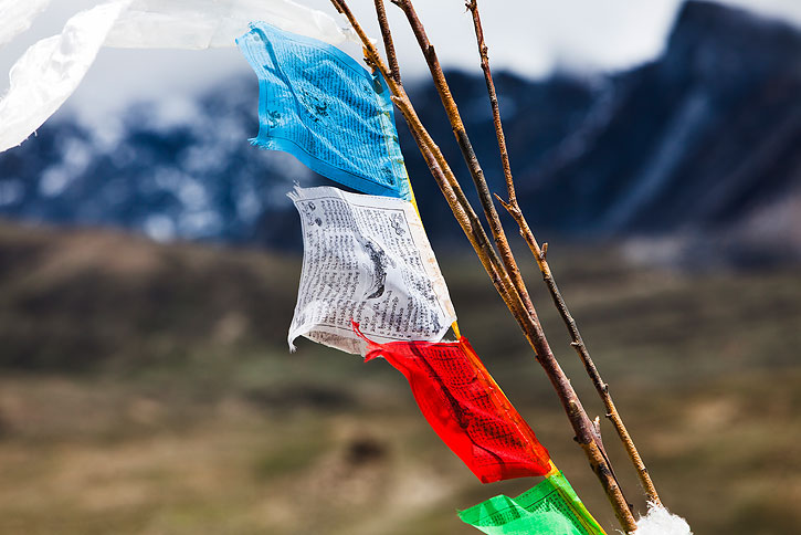 Prayer flag in Tibet, China-High-res stock photo for download