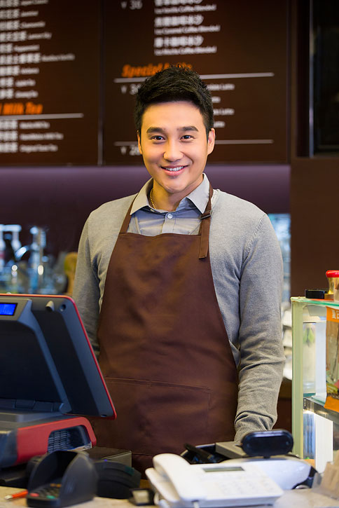 咖啡店店长肖像