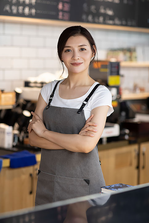 咖啡店店长肖像