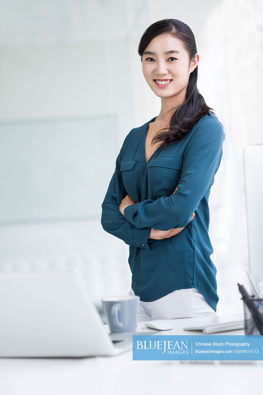 Portrait of young Chinese businesswoman