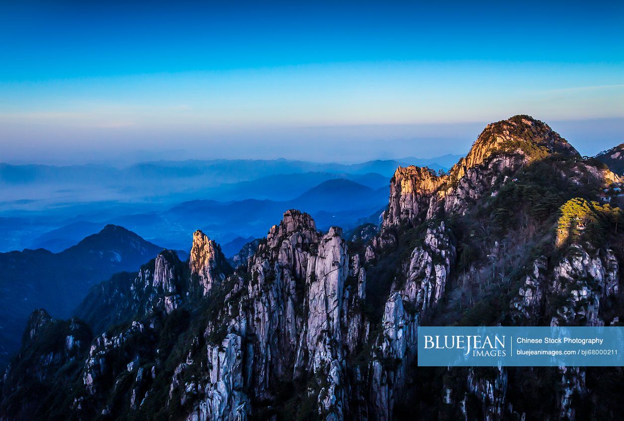 Mt Huangshan in Anhui province,China