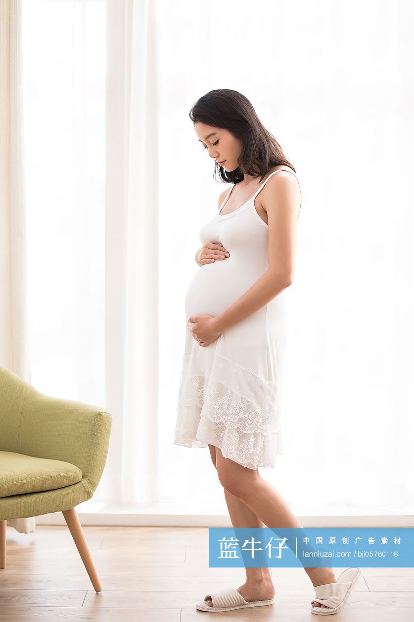 年轻孕妇-原创广告素材图片-蓝牛仔