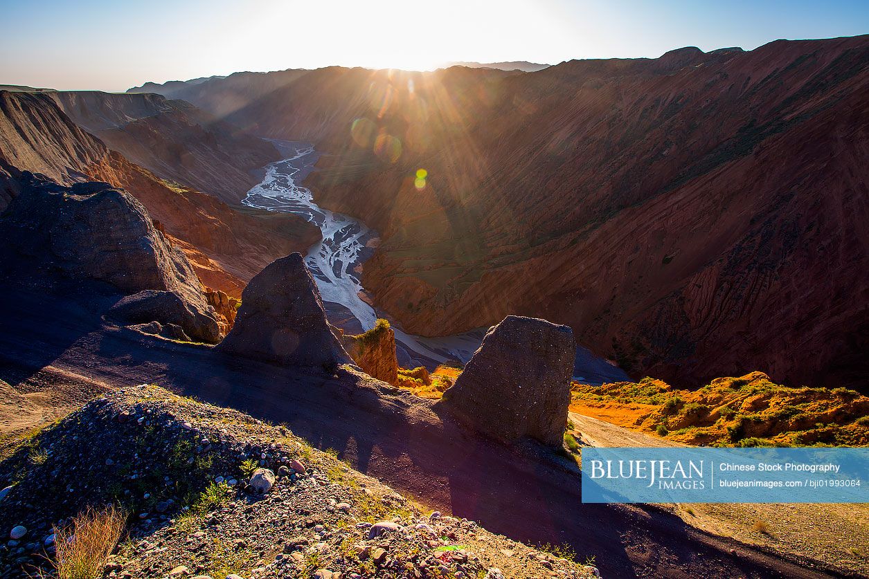 Sunrise in the mountains