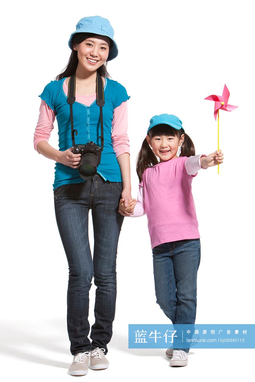 母女旅游肖像
