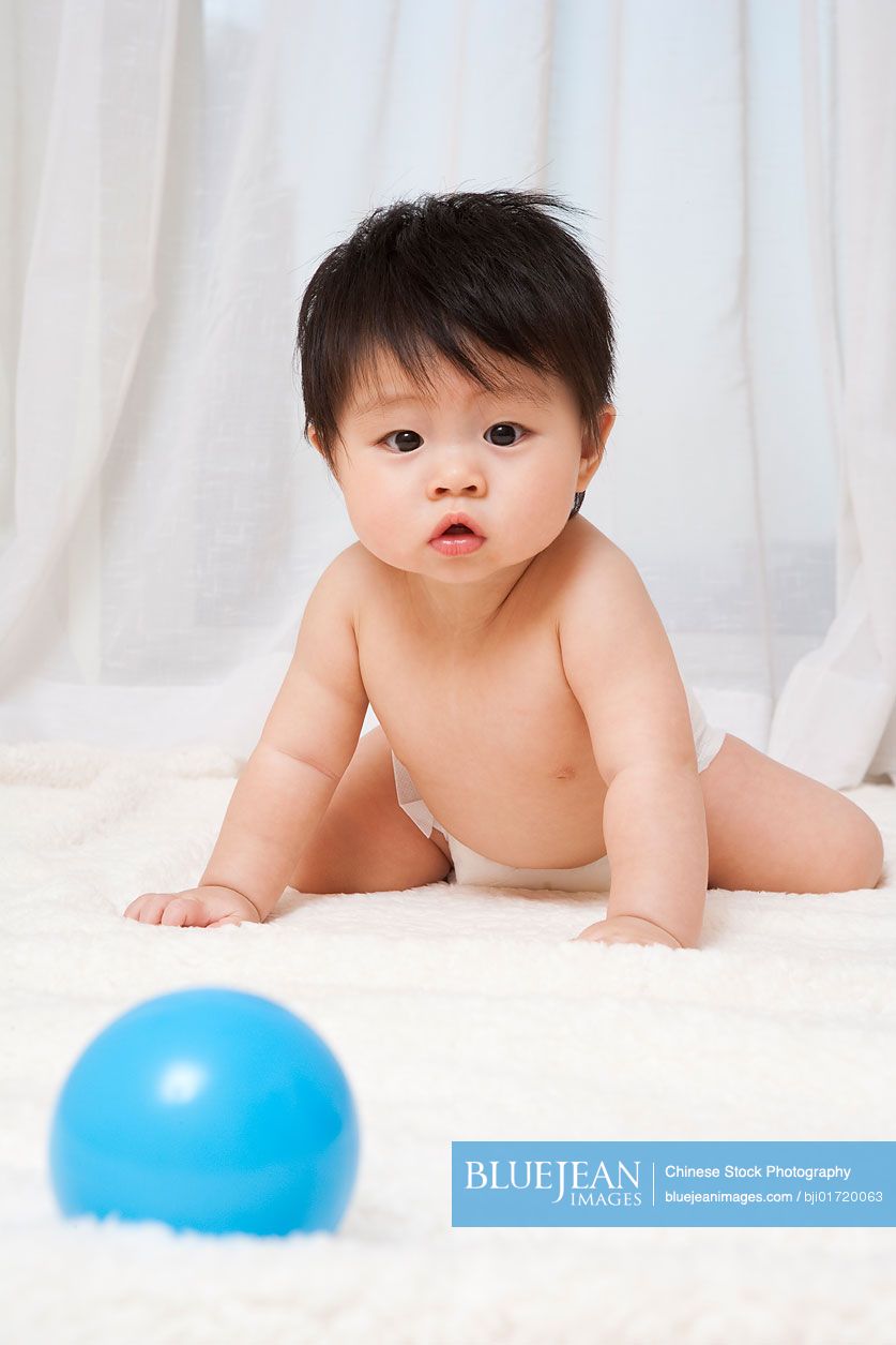 Portrait of a Chinese baby