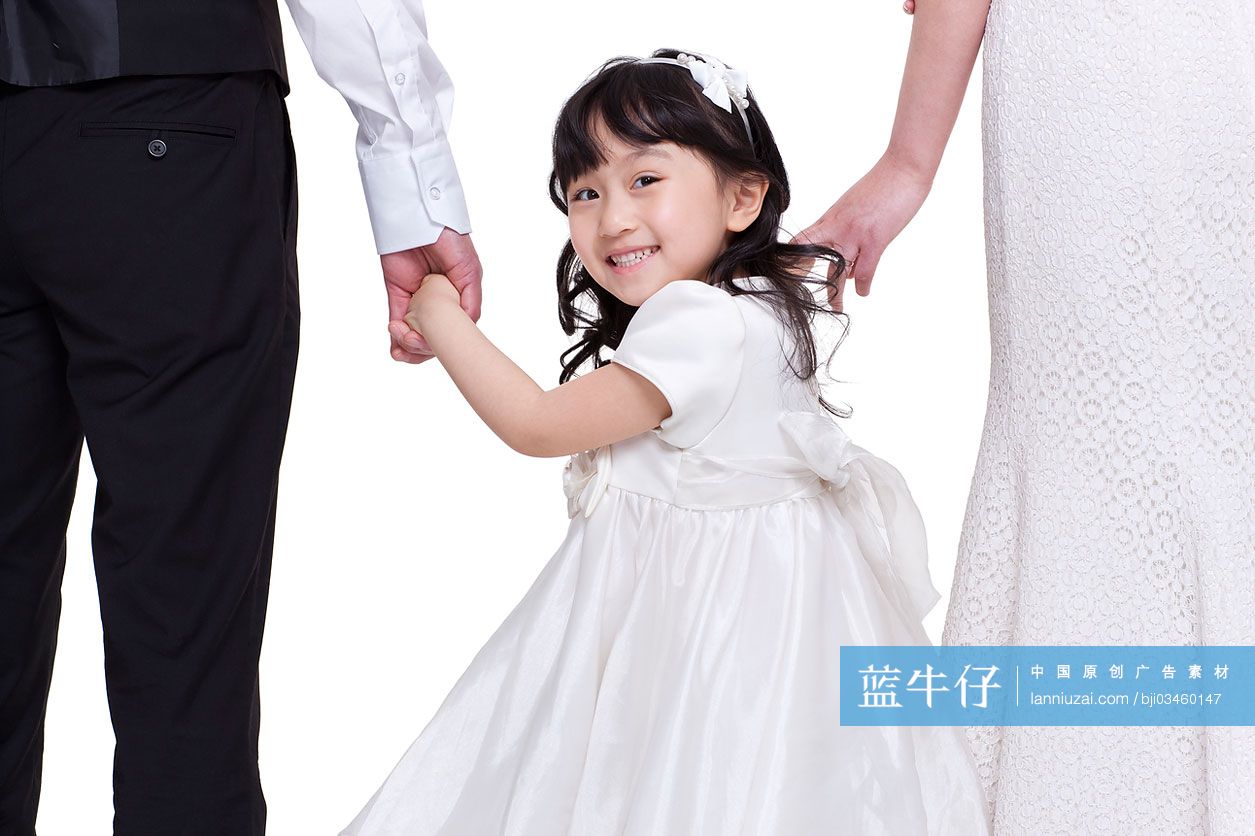 快乐贵族家庭全家福-蓝牛仔影像-中国原创广告影像素材