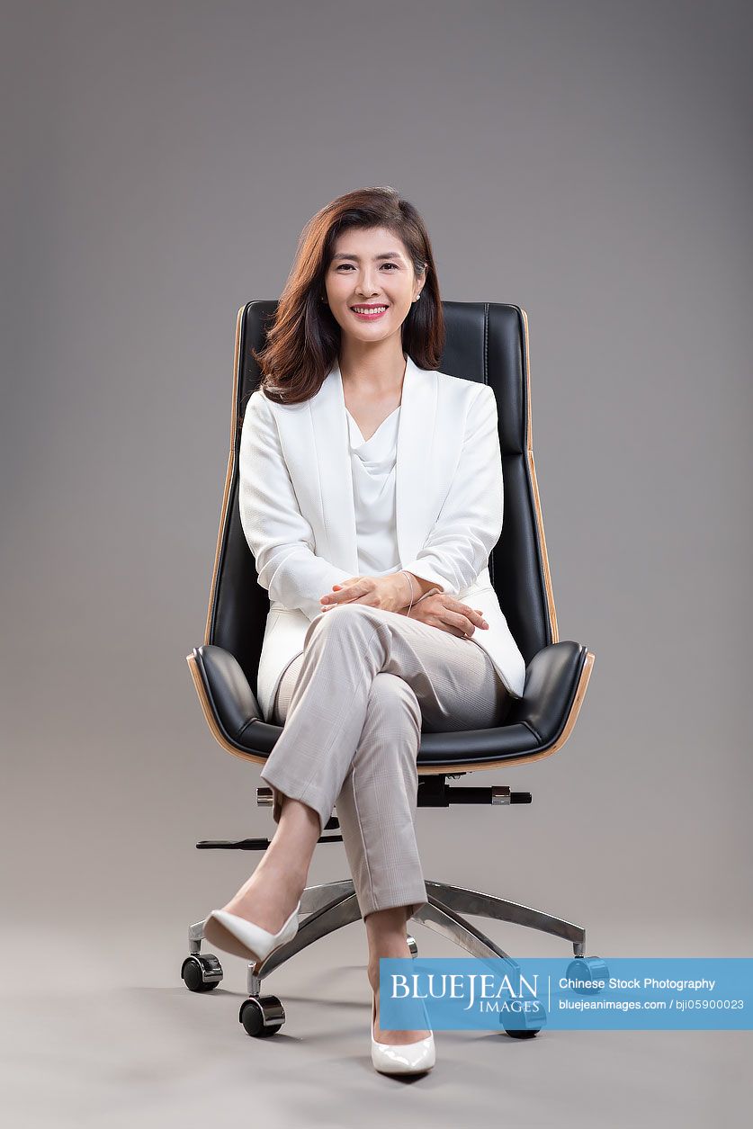 Portrait of middle-aged Chinese businesswoman