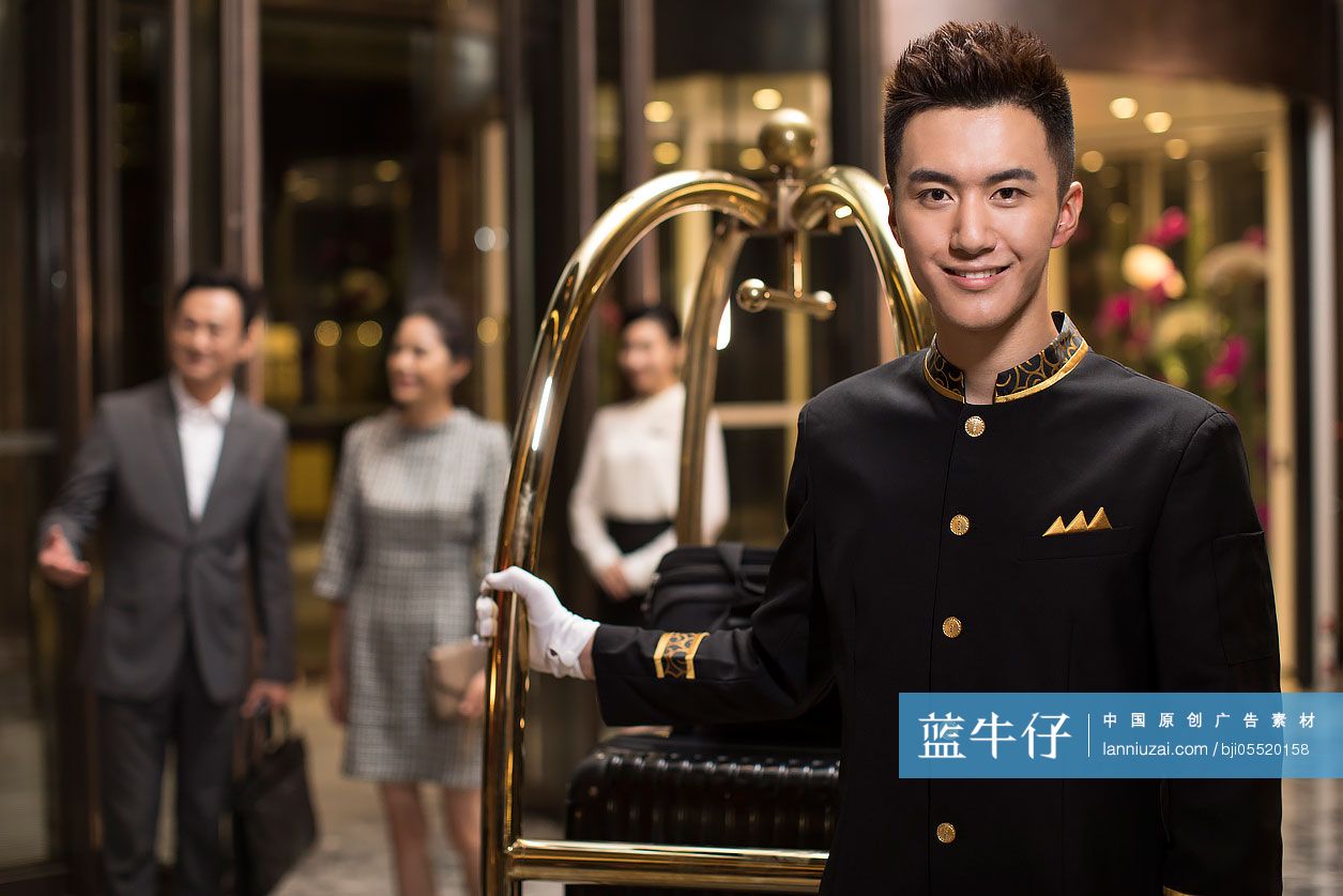 豪华酒店的专业服务-蓝牛仔影像-中国原创广告影像素材