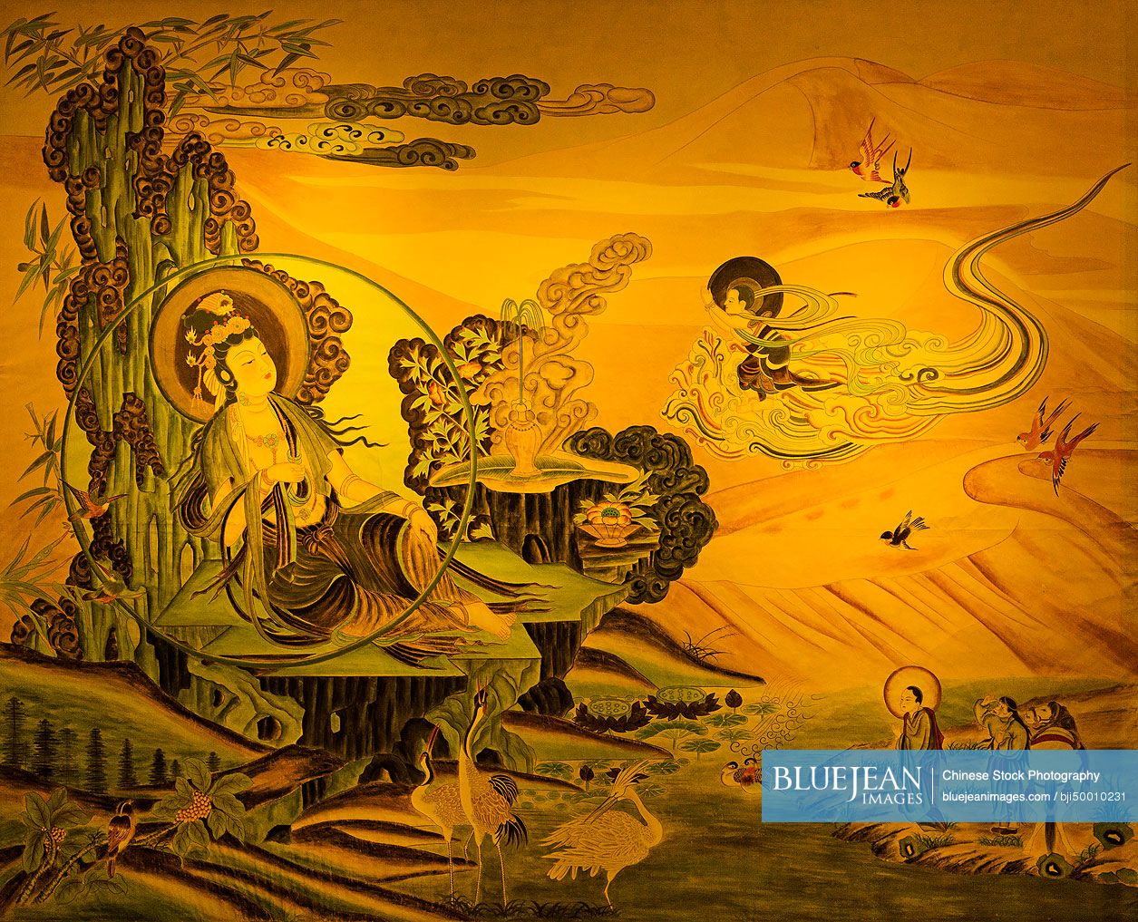 Ancient Chinese mural painting