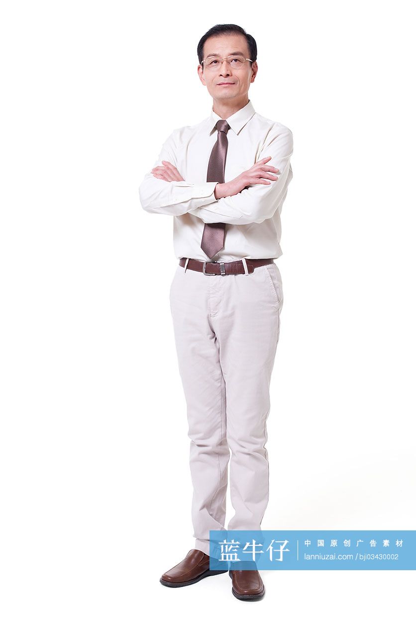 成功的男商人肖像