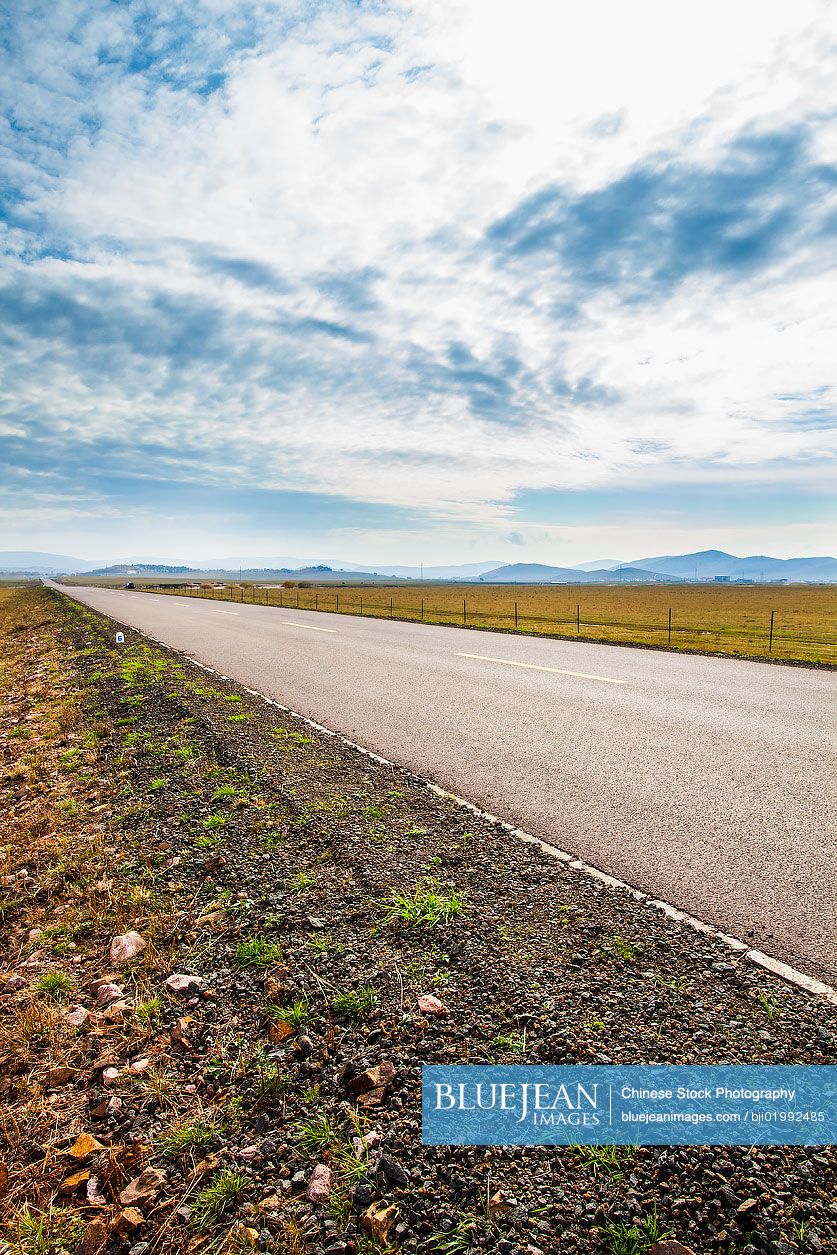 Highway in Inner Mongolia,China