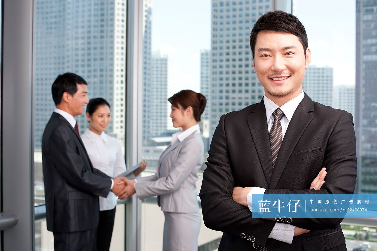 商务人士群体像