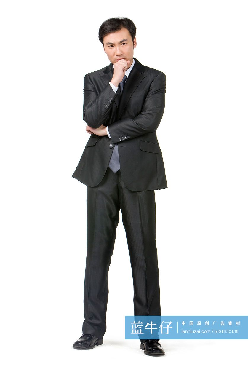 思考的商务人士