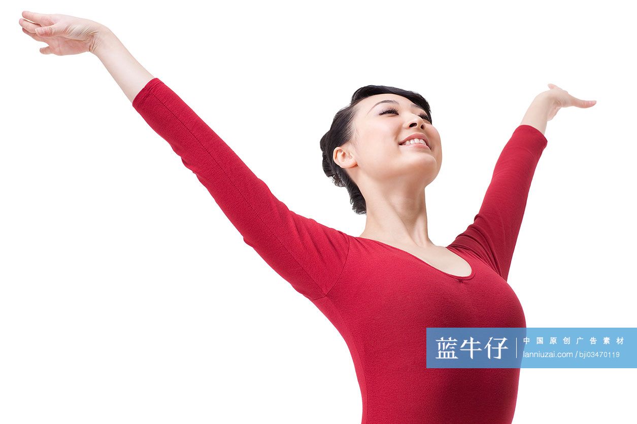 女运动员表演艺术体操