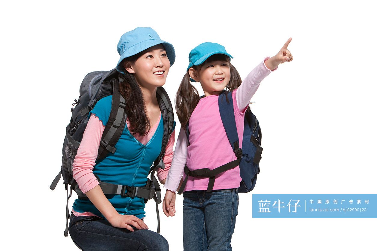 母女旅游肖像