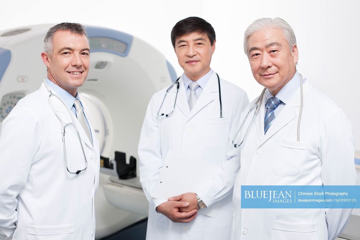 Doctors in CT room