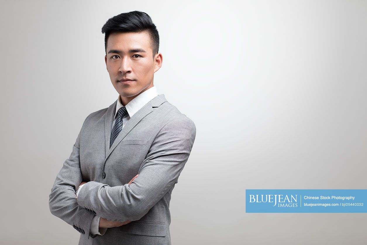 Portrait of young Chinese businessman