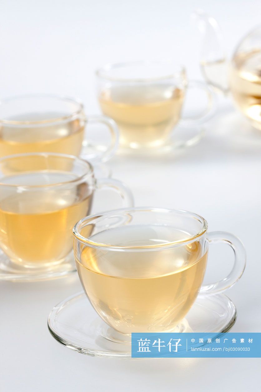 透明茶具特写