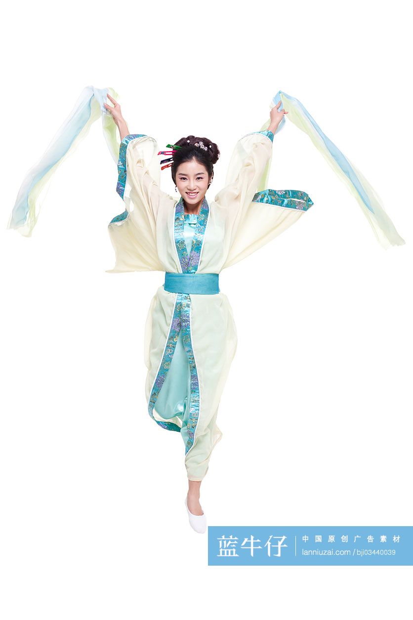 古装女子跳古典舞