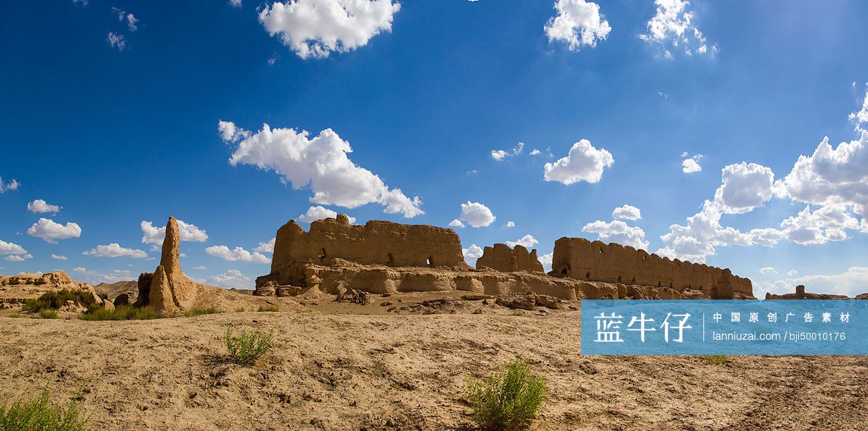 荒漠里的大方盘城遗址