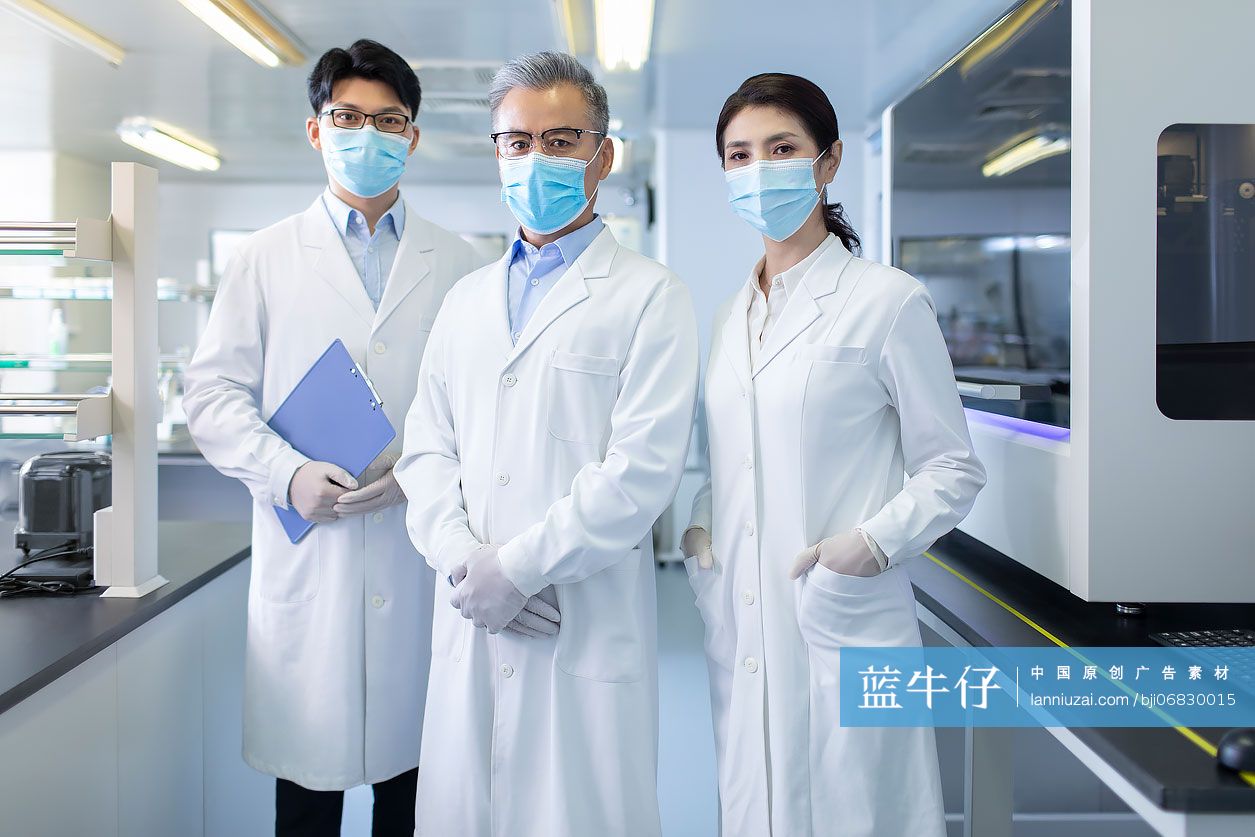 医学研究团队肖像