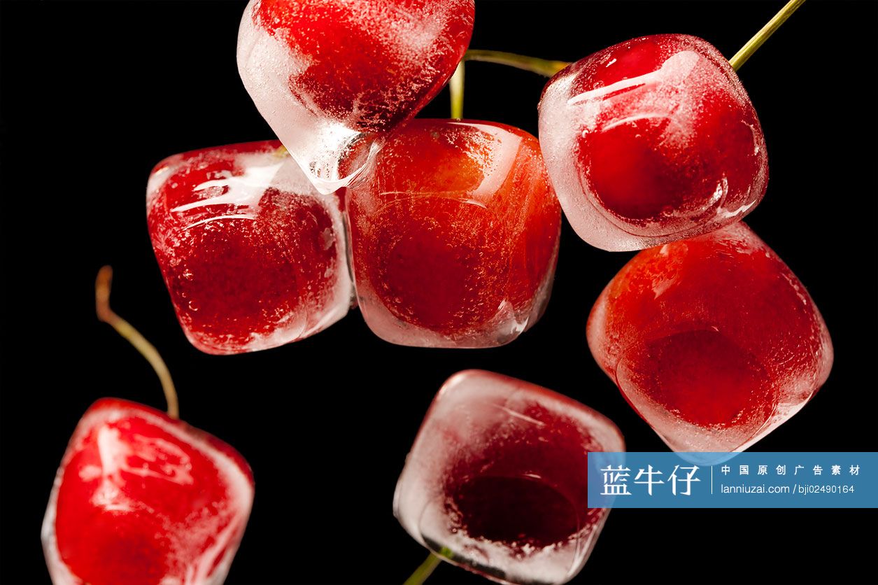 冰冻的樱桃