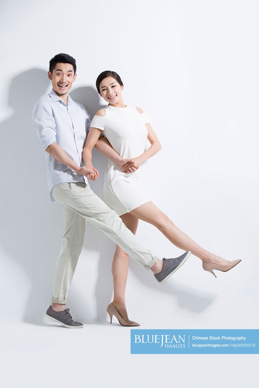 Happy young Chinese couple