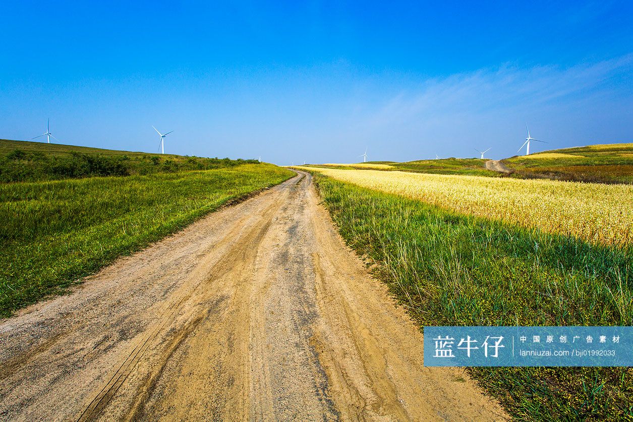 河北草原天路风光