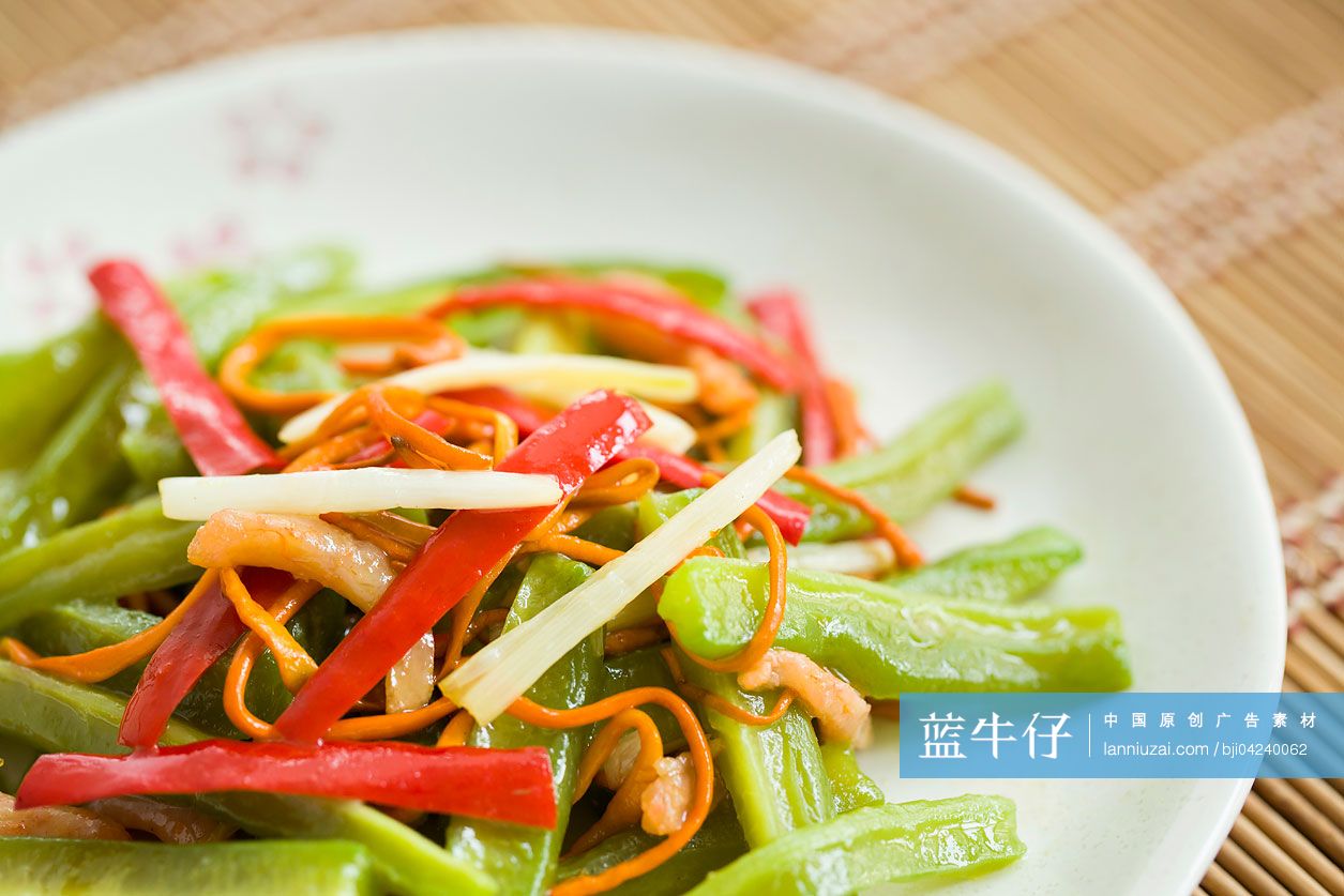 金草虾炒凉瓜柳