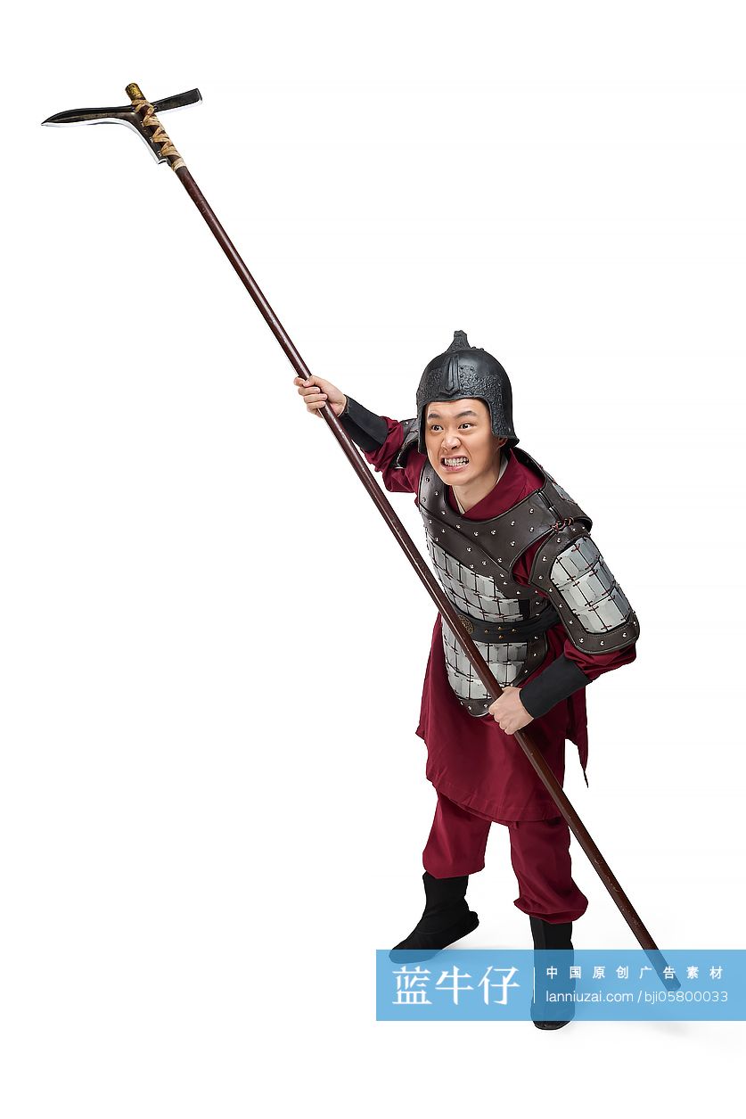 幽默影棚照:铠甲古代士兵