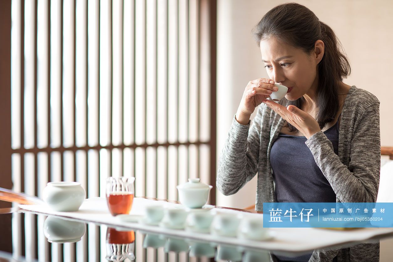 典雅茶道 蓝牛仔影像 中国原创广告影像素材