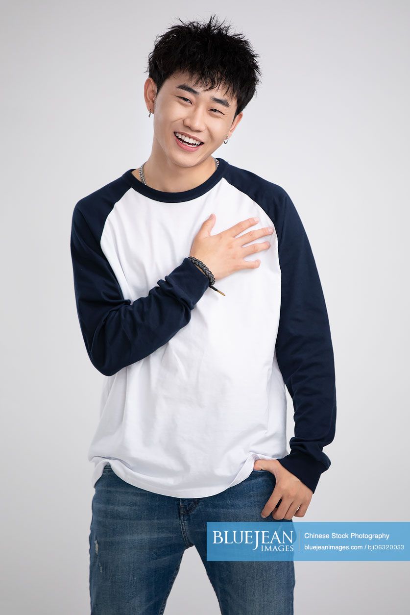Cool young Chinese man
