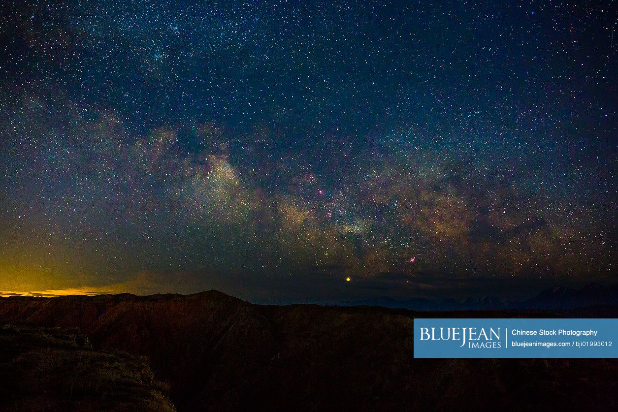 Night sky with stars