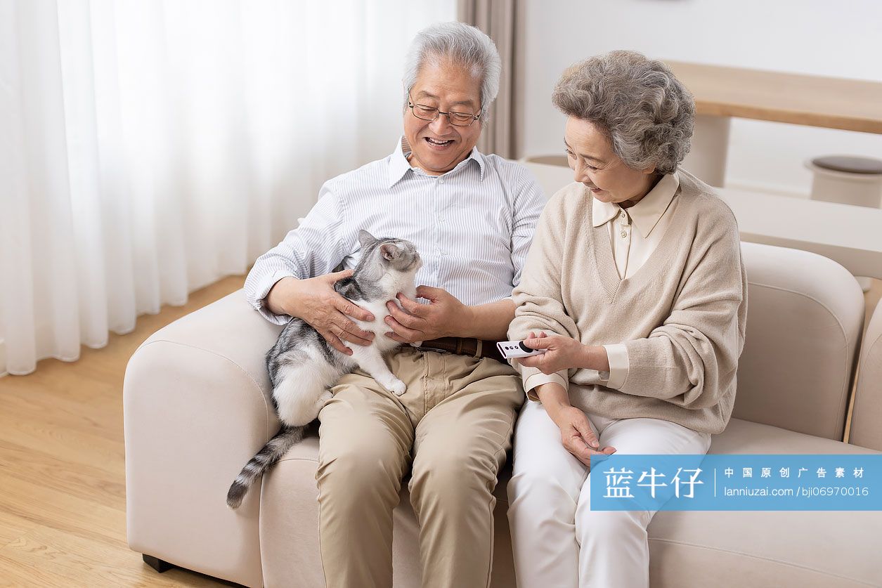 老年夫妇的休闲居家生活