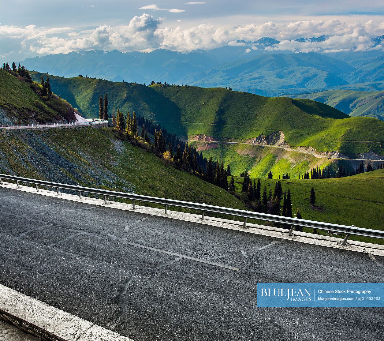 Highway in Xinjiang Province
