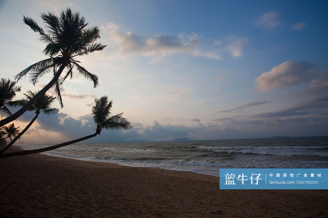 美丽海南三亚湾-蓝牛仔影像-中国原创广告影像素材