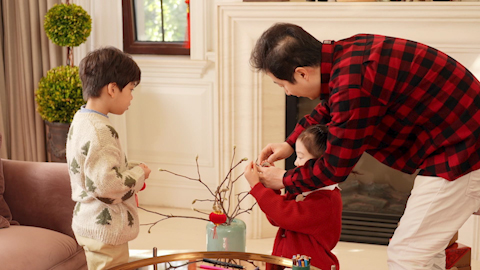 其乐融融迎新年