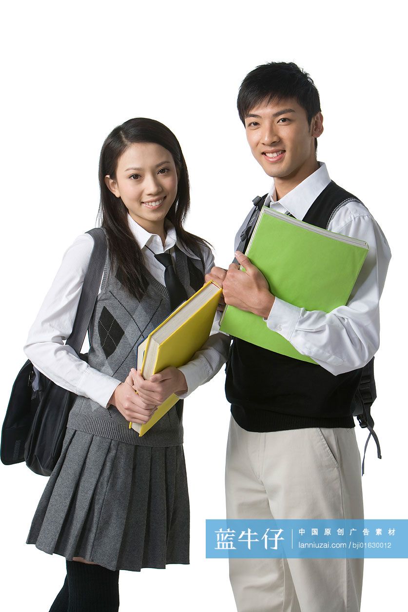 男女大学生肖像