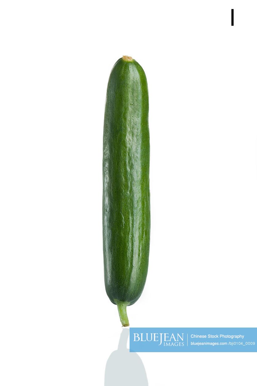 From the health abet, the letter I, a cucumber.