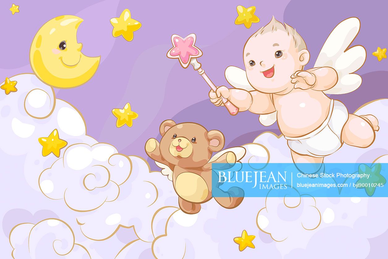 Baby angel-High-res stock photo for download