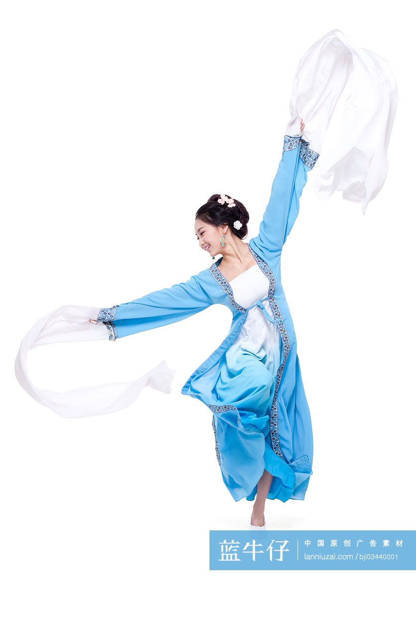 古装女子跳古典舞