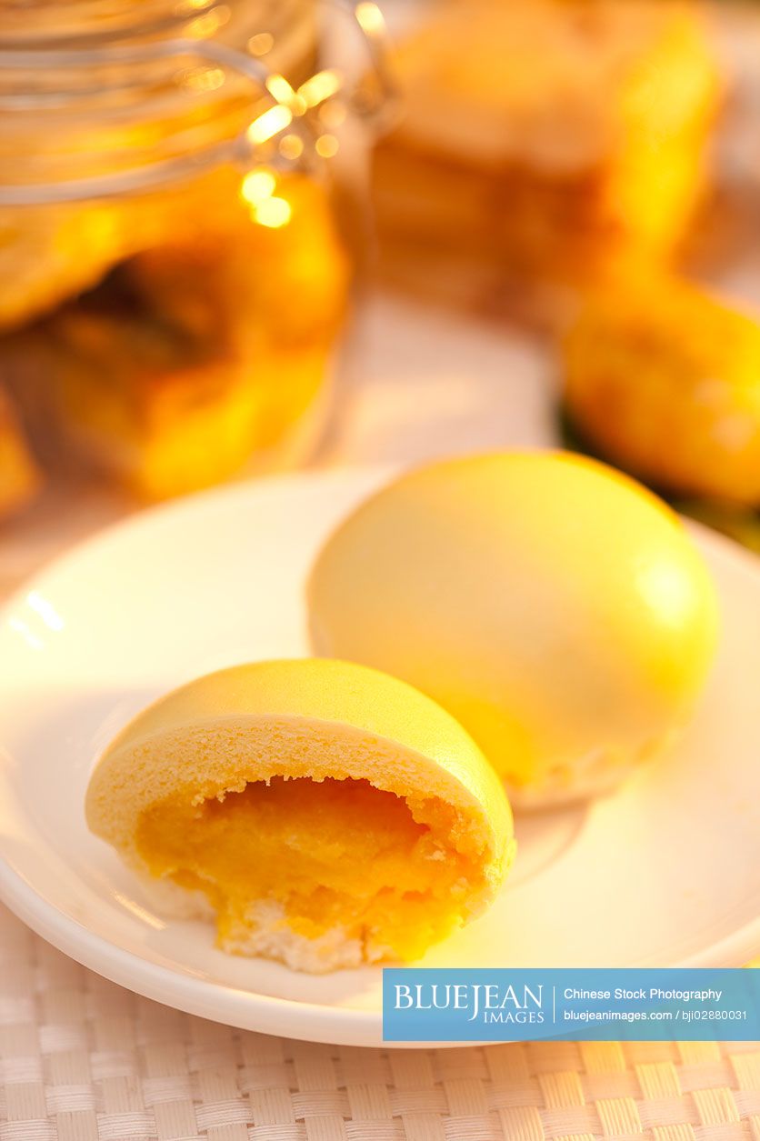 Chinese traditional dim sum—cream custard bun