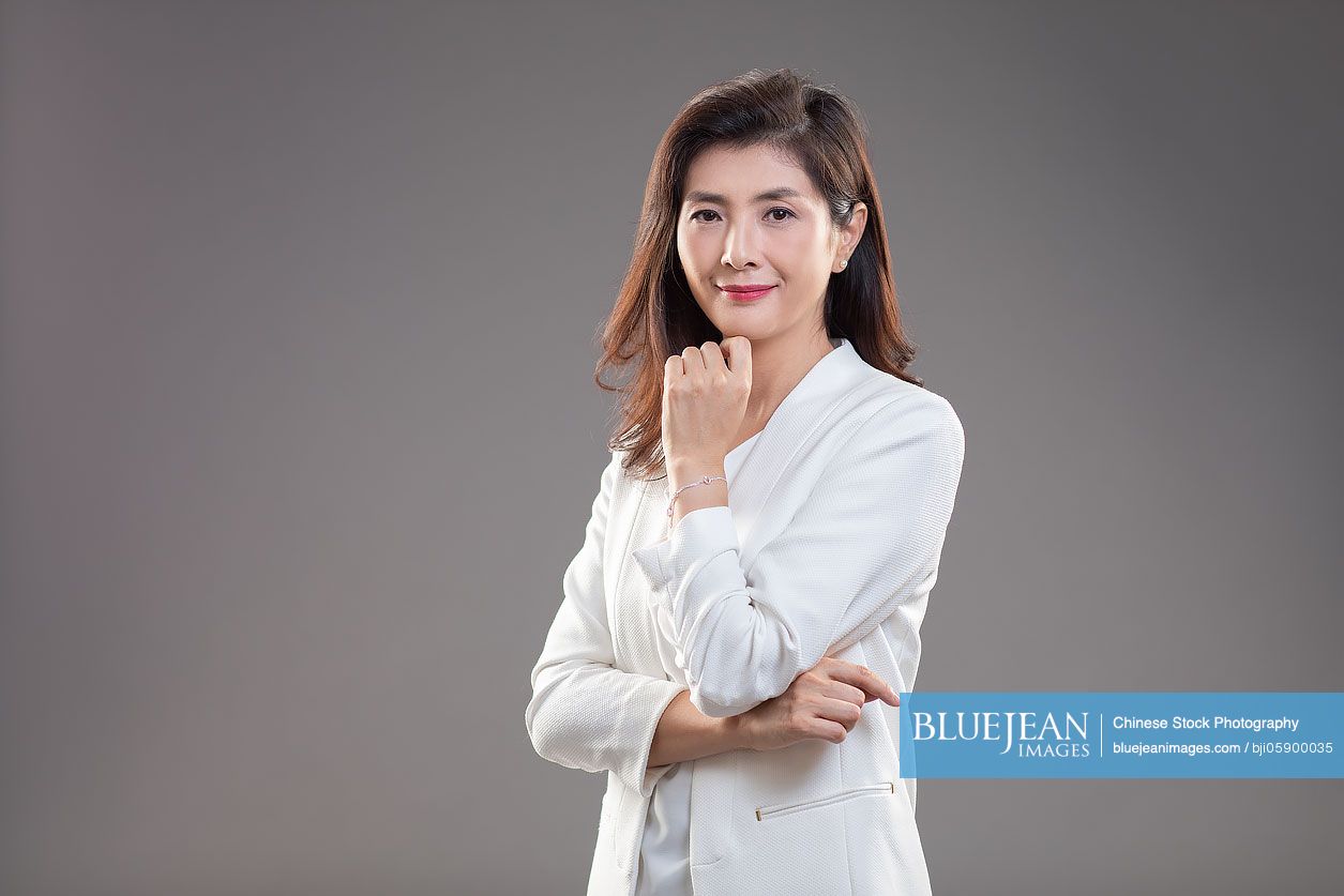 Portrait of middle-aged Chinese businesswoman