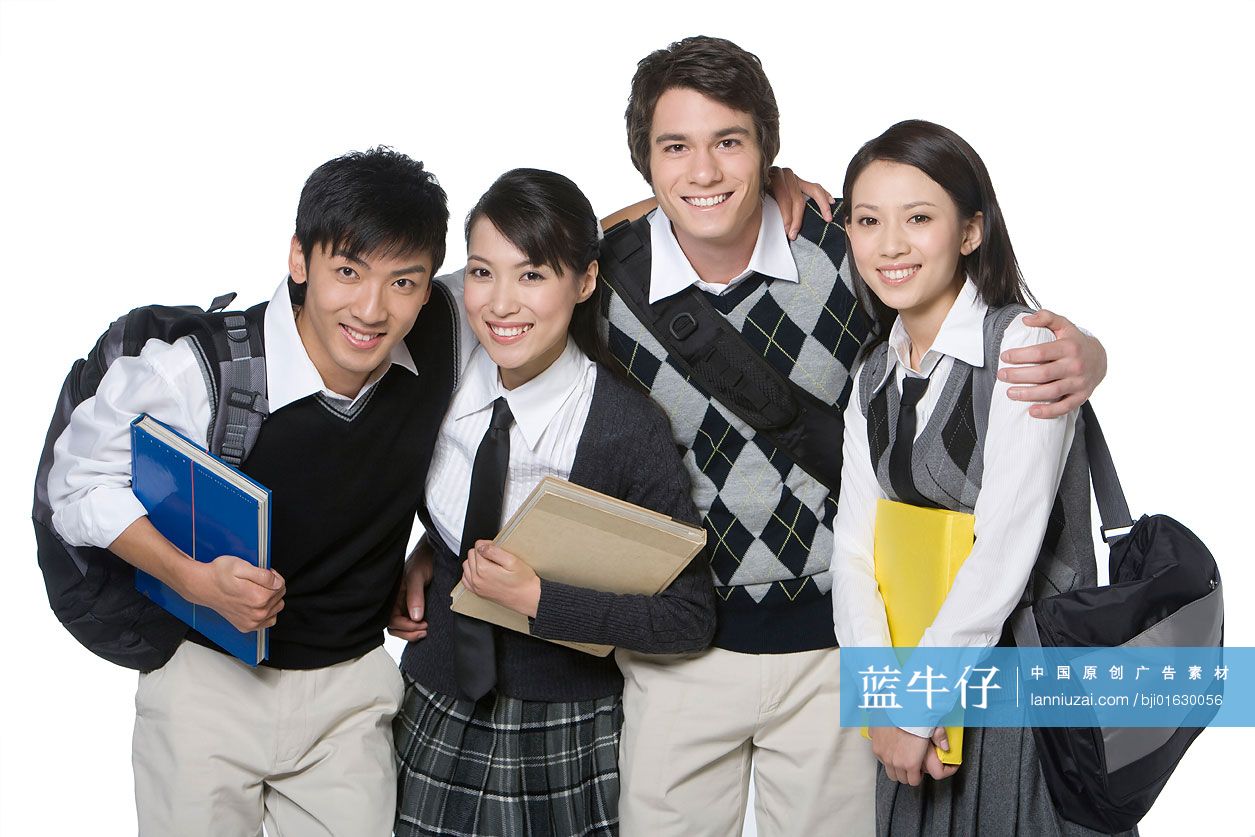 一群大学生肖像