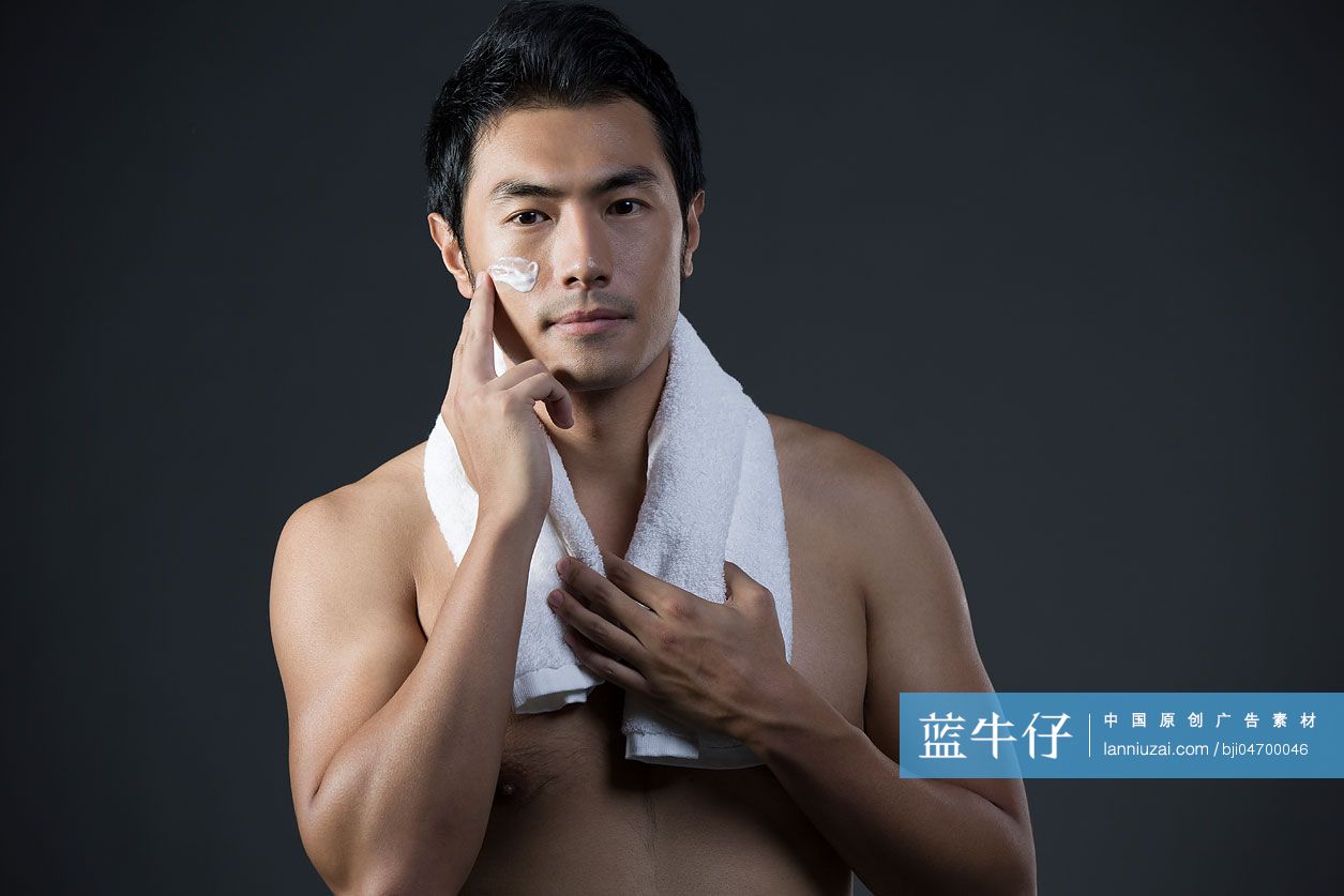 男士美容护肤-蓝牛仔影像-中国原创广告影像素材