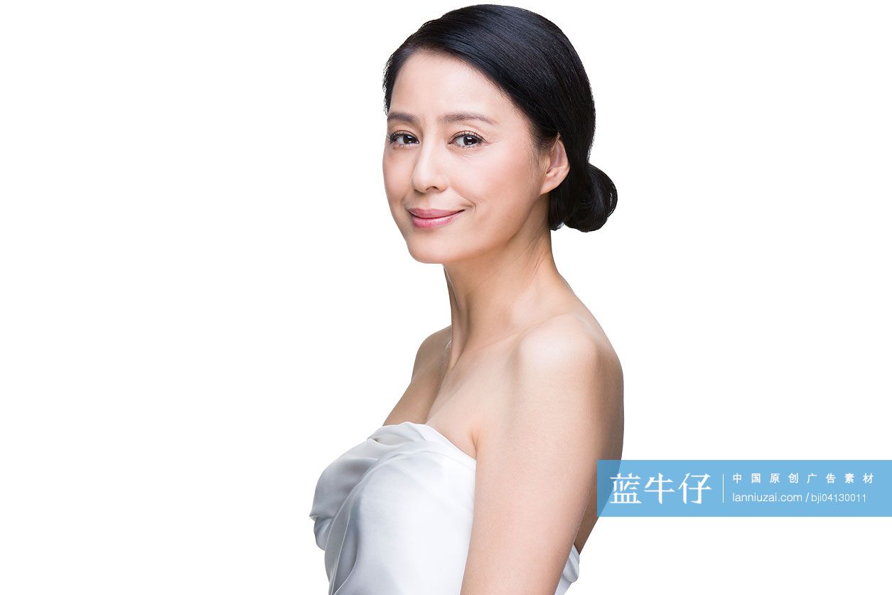 中年美女肖像-蓝牛仔影像-中国原创广告影像素材