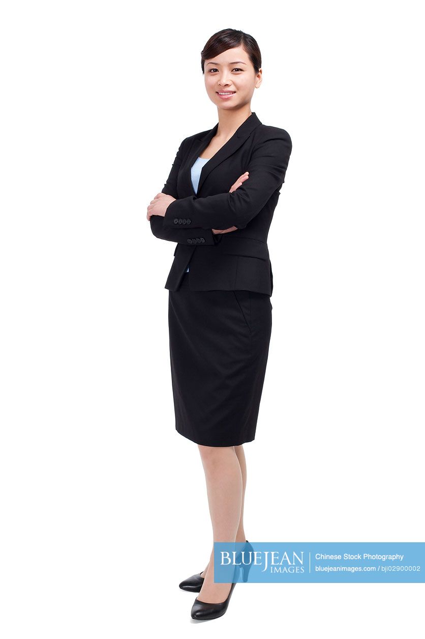 Portrait of young Chinese businesswoman